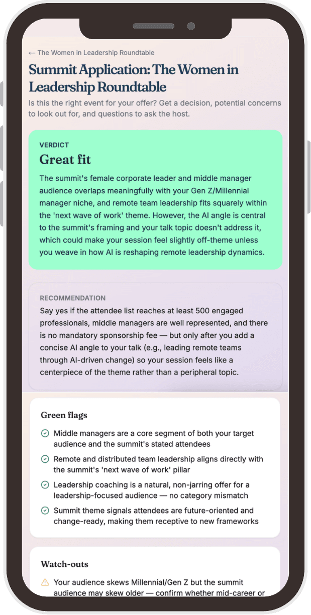 Summit to Sales app preview
